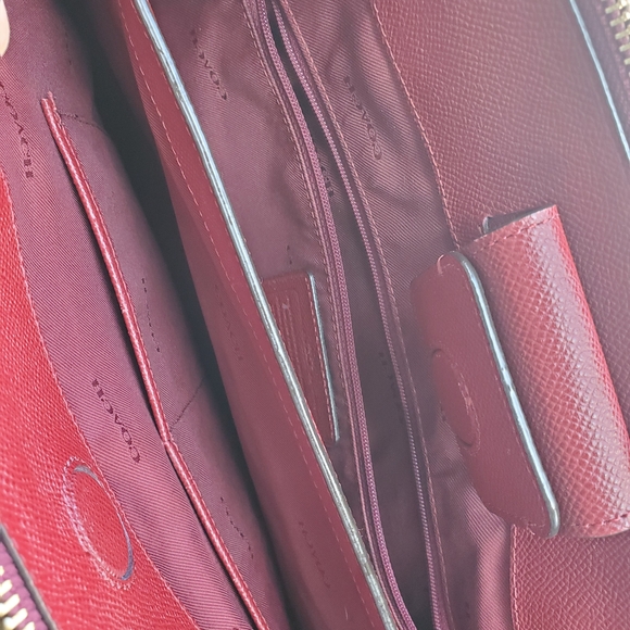 Coach Burgundy Leather Tote Bag - Picture 6 of 6